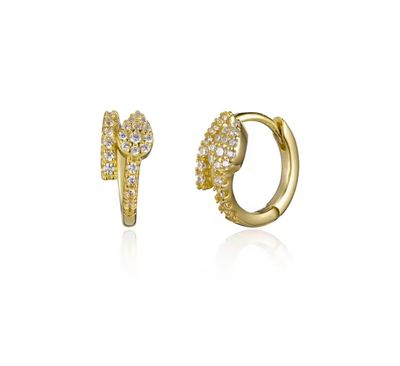 Snake Gold Hoops