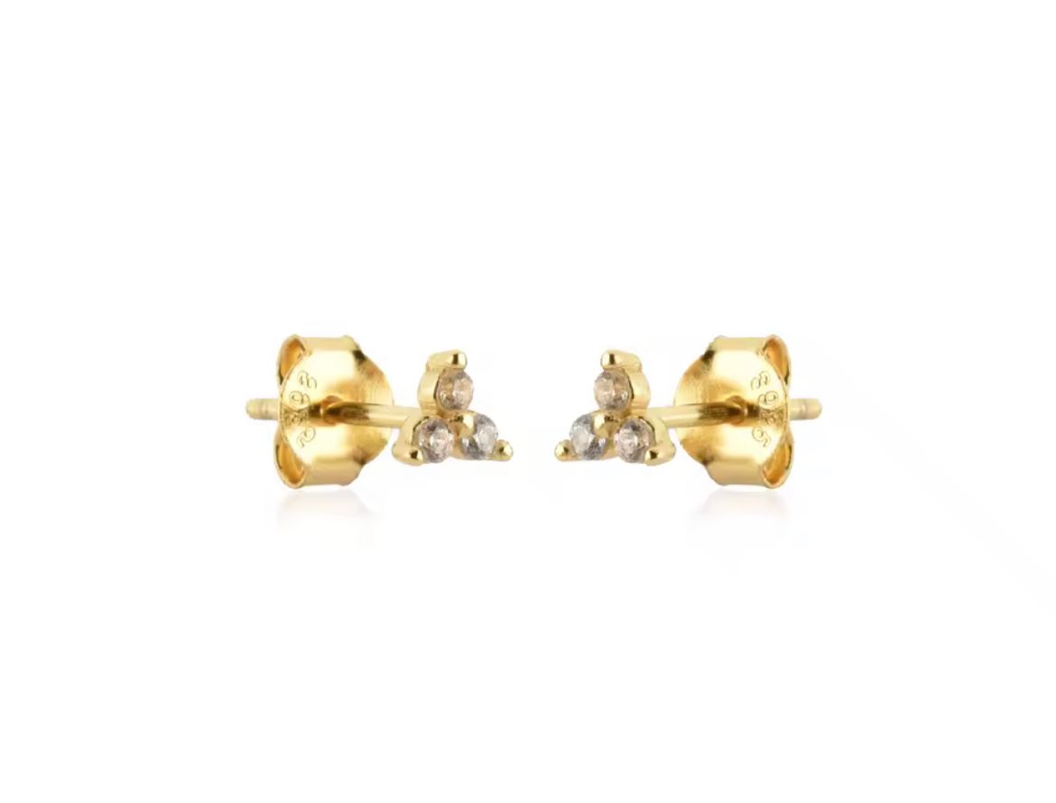 Trinity Gold Studs
