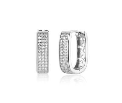 Square 10mm Luxury Hoop