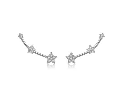 Three Star Line Earring