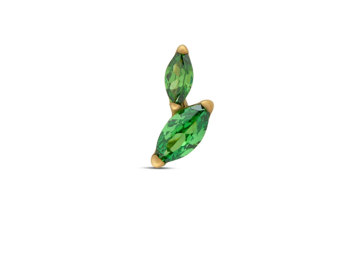 Titanium Emerald Wing Flatback