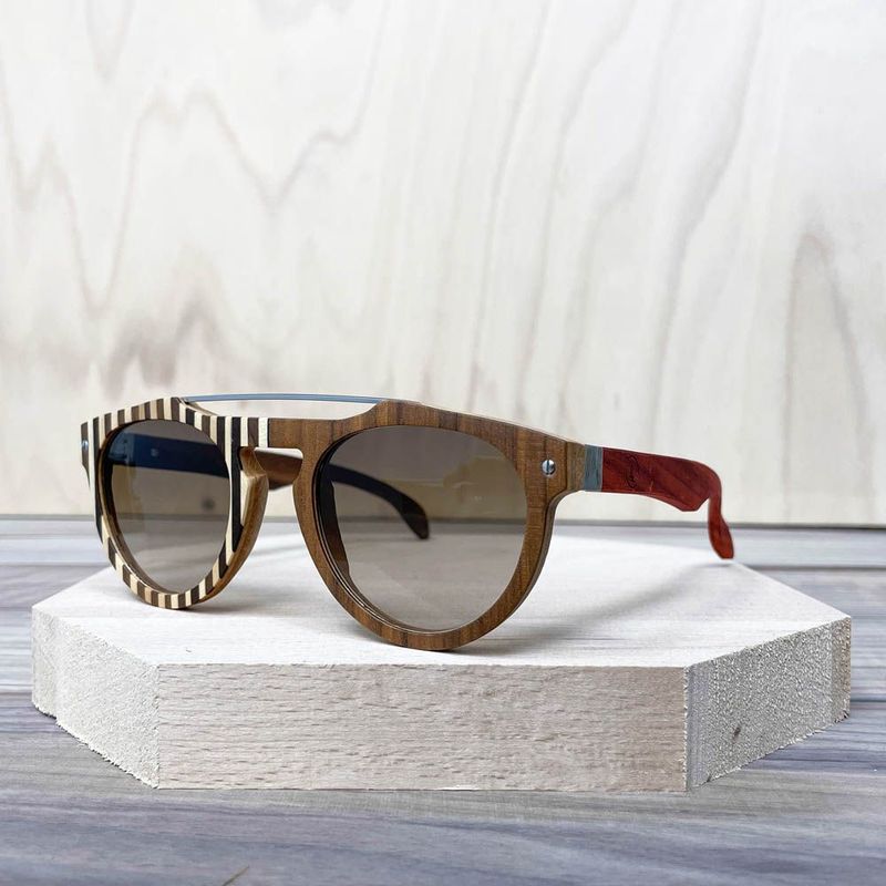 Anel Handmade Wooden Sunglasses