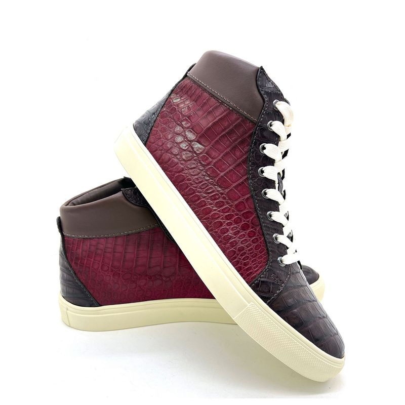 AÑEL CAIMAN HIGH TOP AHTRC - 004 Burgundy- Brown