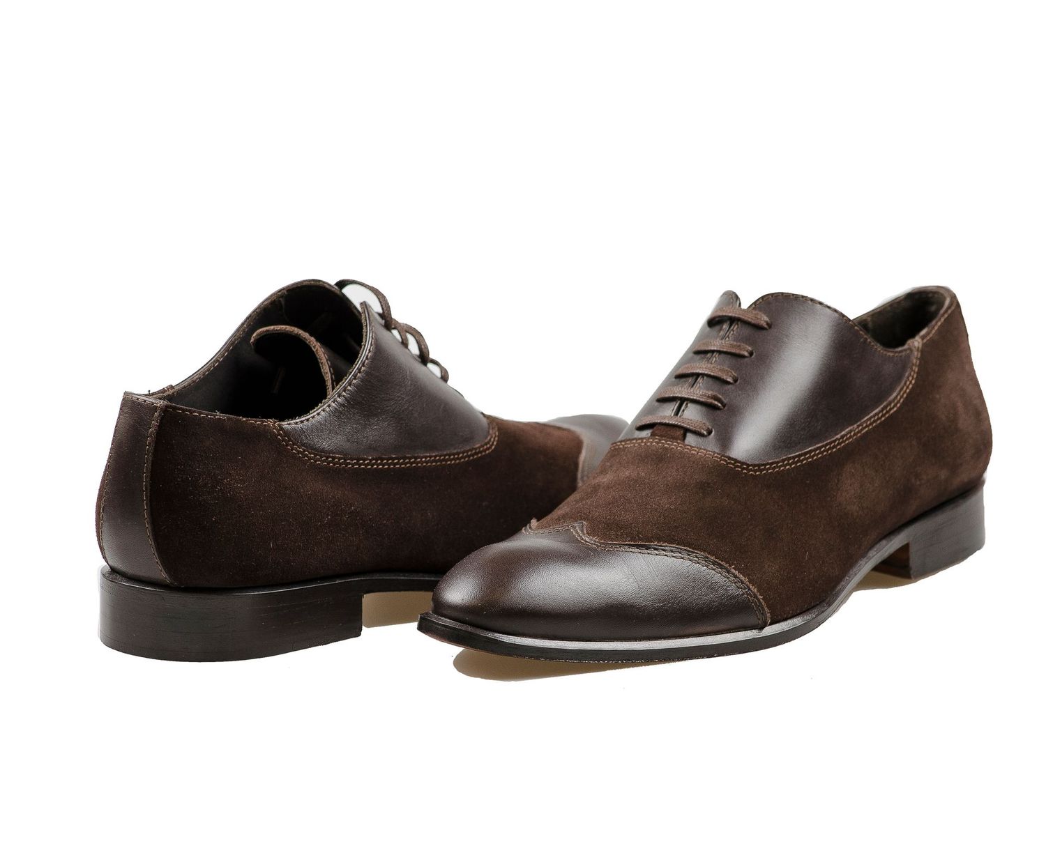 Añel Brown Suede Italian Dress shoes - ARCL - 002