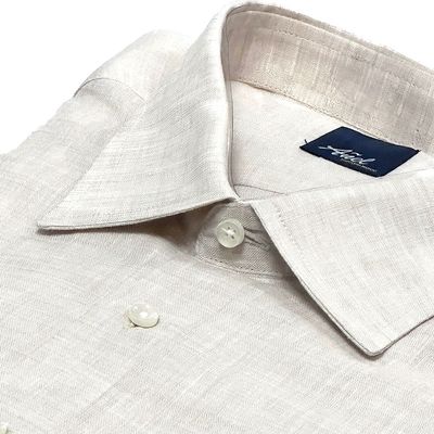Añel Sartoriale Linen shirt - Beige