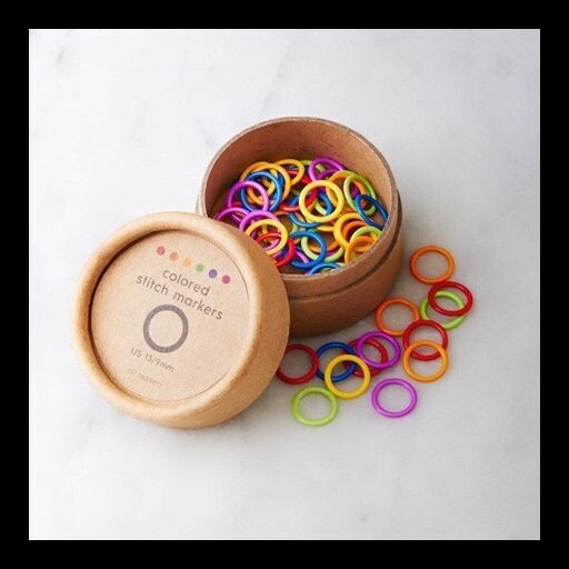 Colored ring stitch marker, small Colored ring stitch marker, small