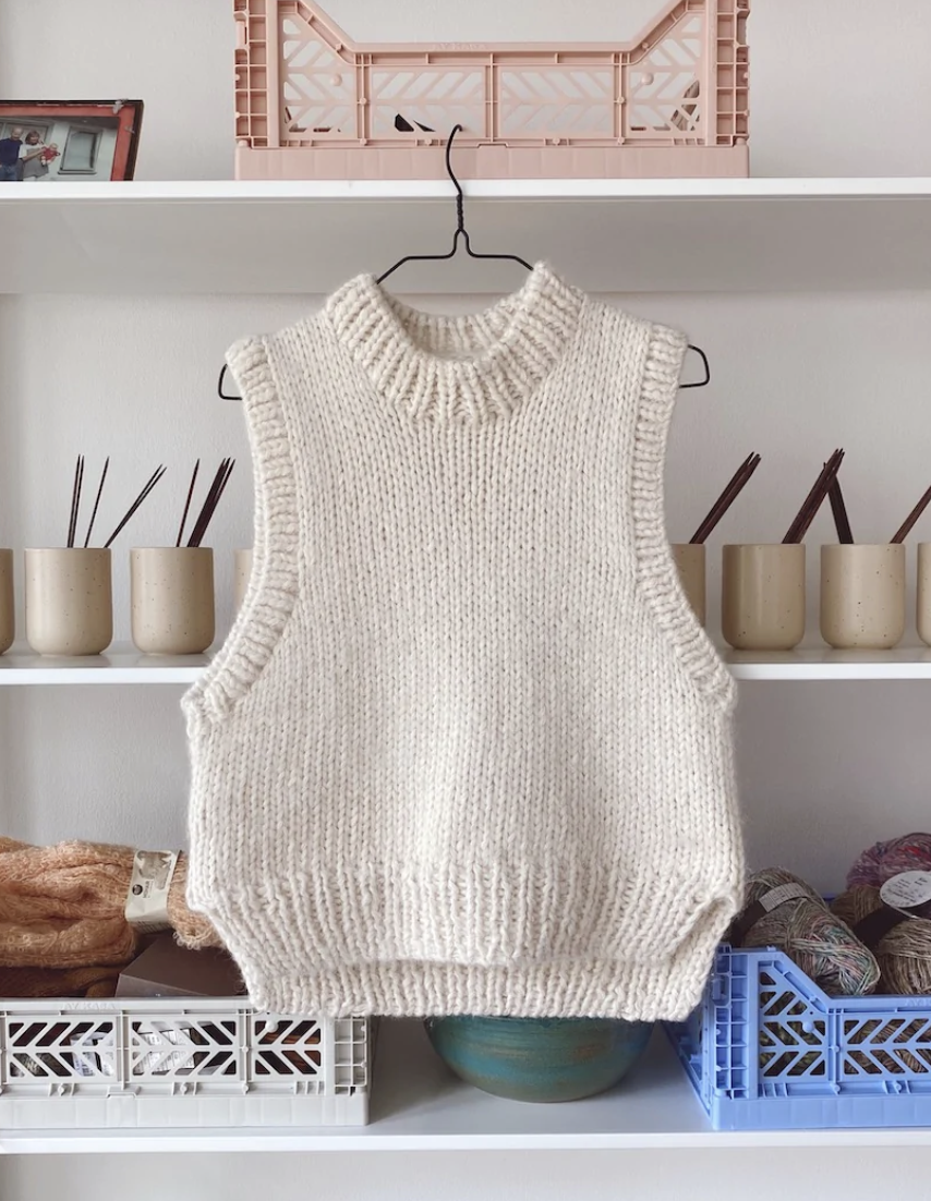Anleitung Holiday Pullunder, Petite knit