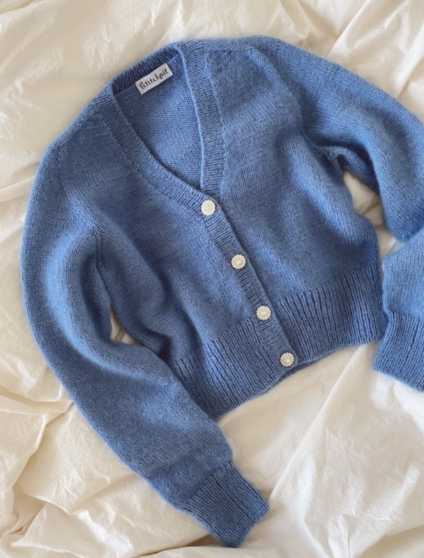 Bling Buttons, Petite knit