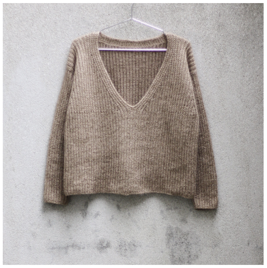 Anleitung Deep Valley Sweater knitting for olive