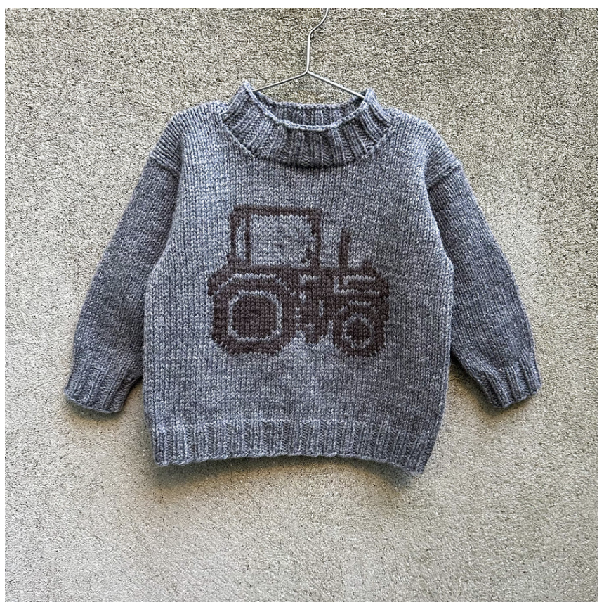 Anleitung Tractor Sweater knitting for olive