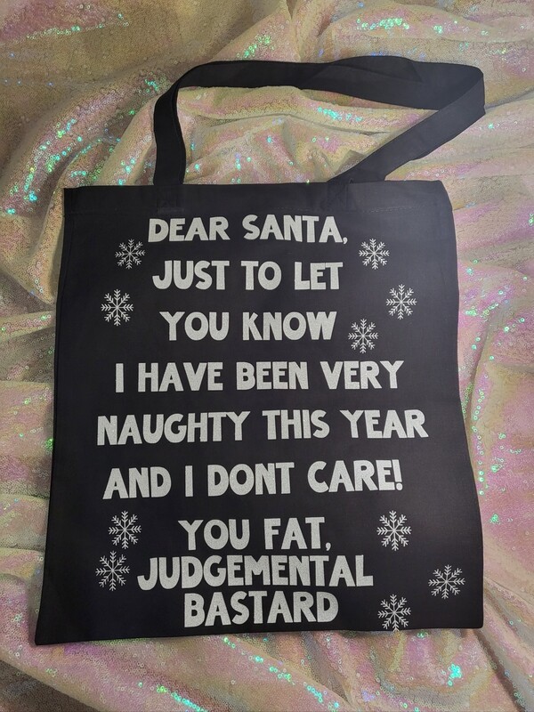 The Dear Santa bag - Large Black