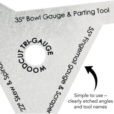 Tri-Gauge Woodworkers Angle Gauge