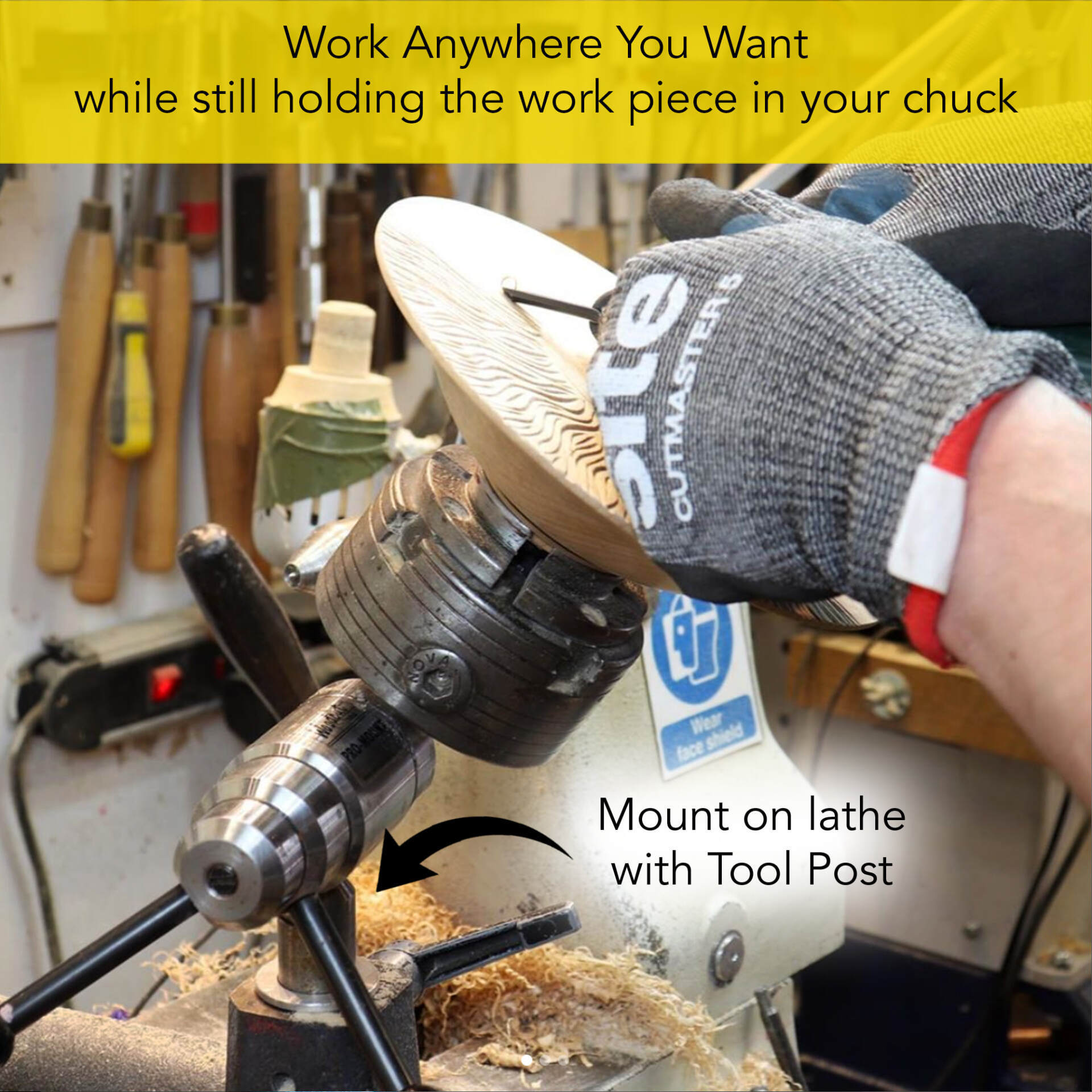 Pro-Mount Detaling Stand with Tool Post and Spindle