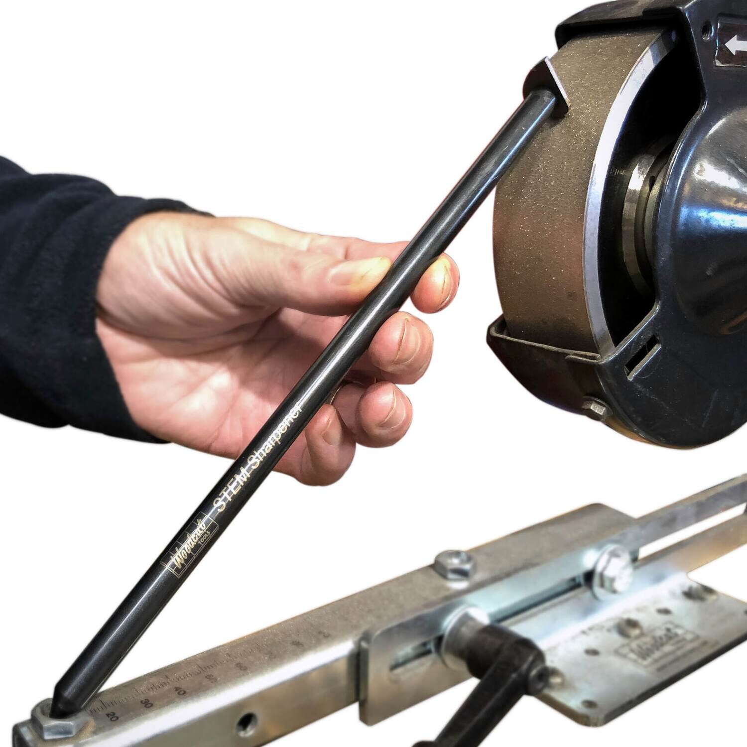 Tru-Grind Stem Sharpener for Cup, Disc and flat Scraper cutters Tru-Grind Stem Sharpener for Cup, Disc and flat Scraper cutters
