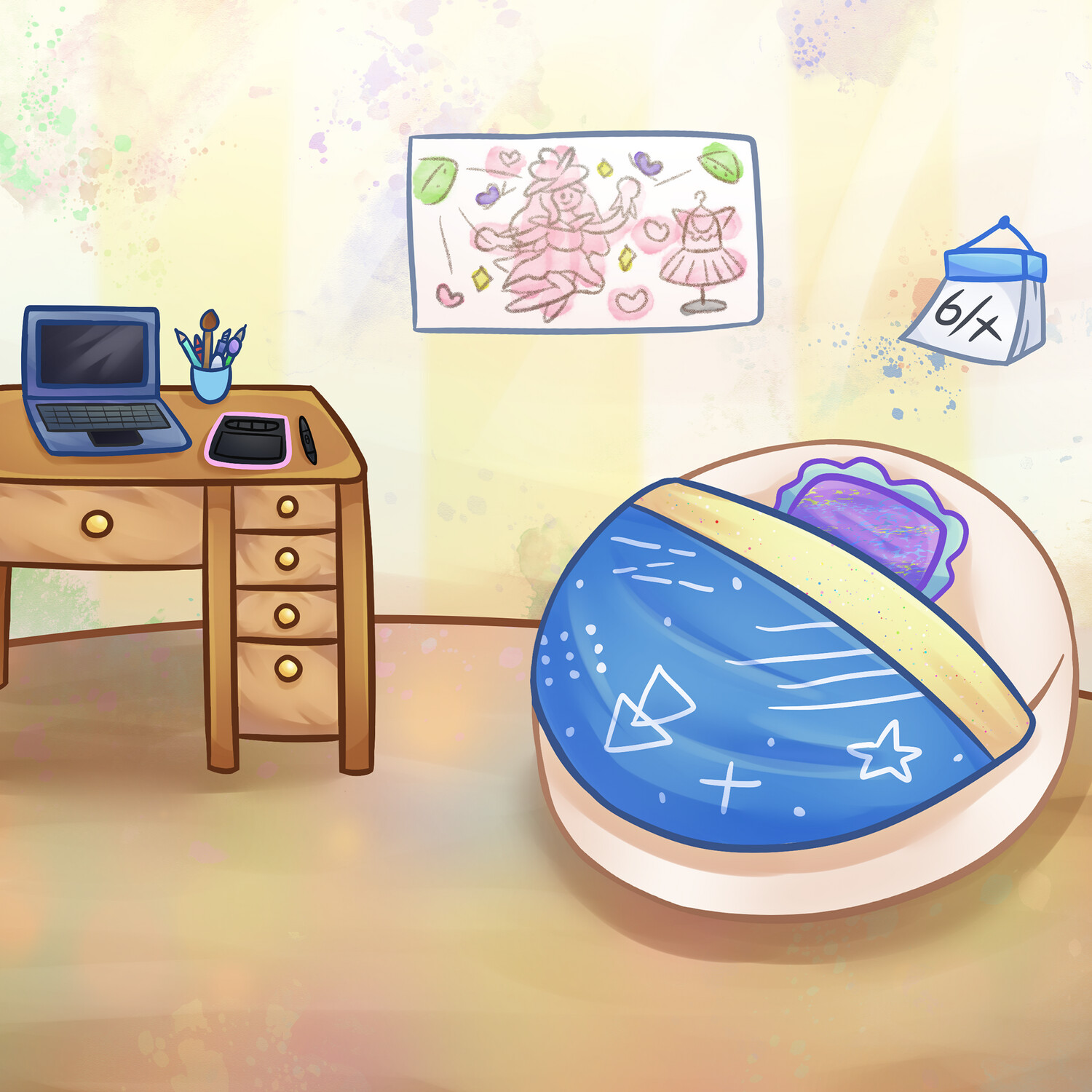 房間場景背景
Room Scene Background