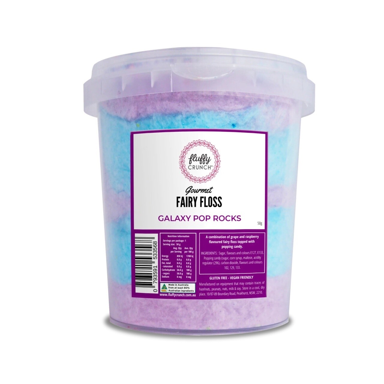 Gourmet Fairy Floss - Galaxy Pop Rocks