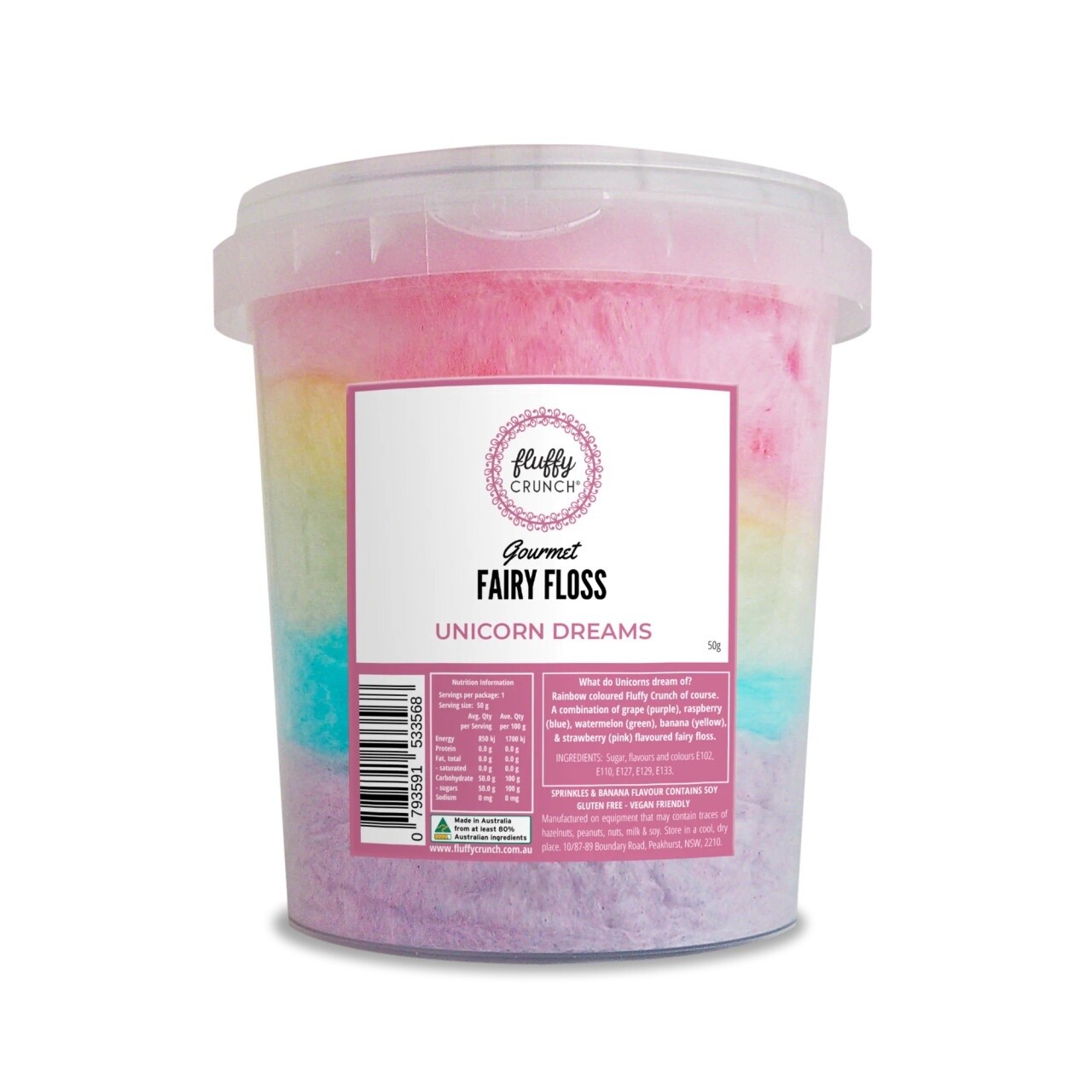 Gourmet Fairy Floss - Unicorn Dreams