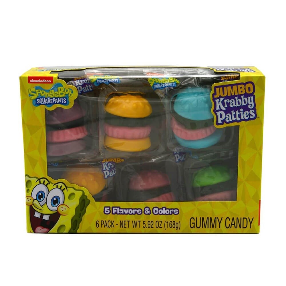 Spongebob Jumbo Krabby Patties 168g