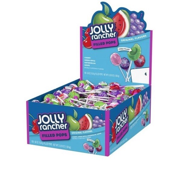 Jolly Rancher Filled Lollipop 16g