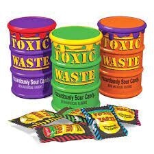 Toxic Waste Hazardously Sour Candy Drum 42-48g