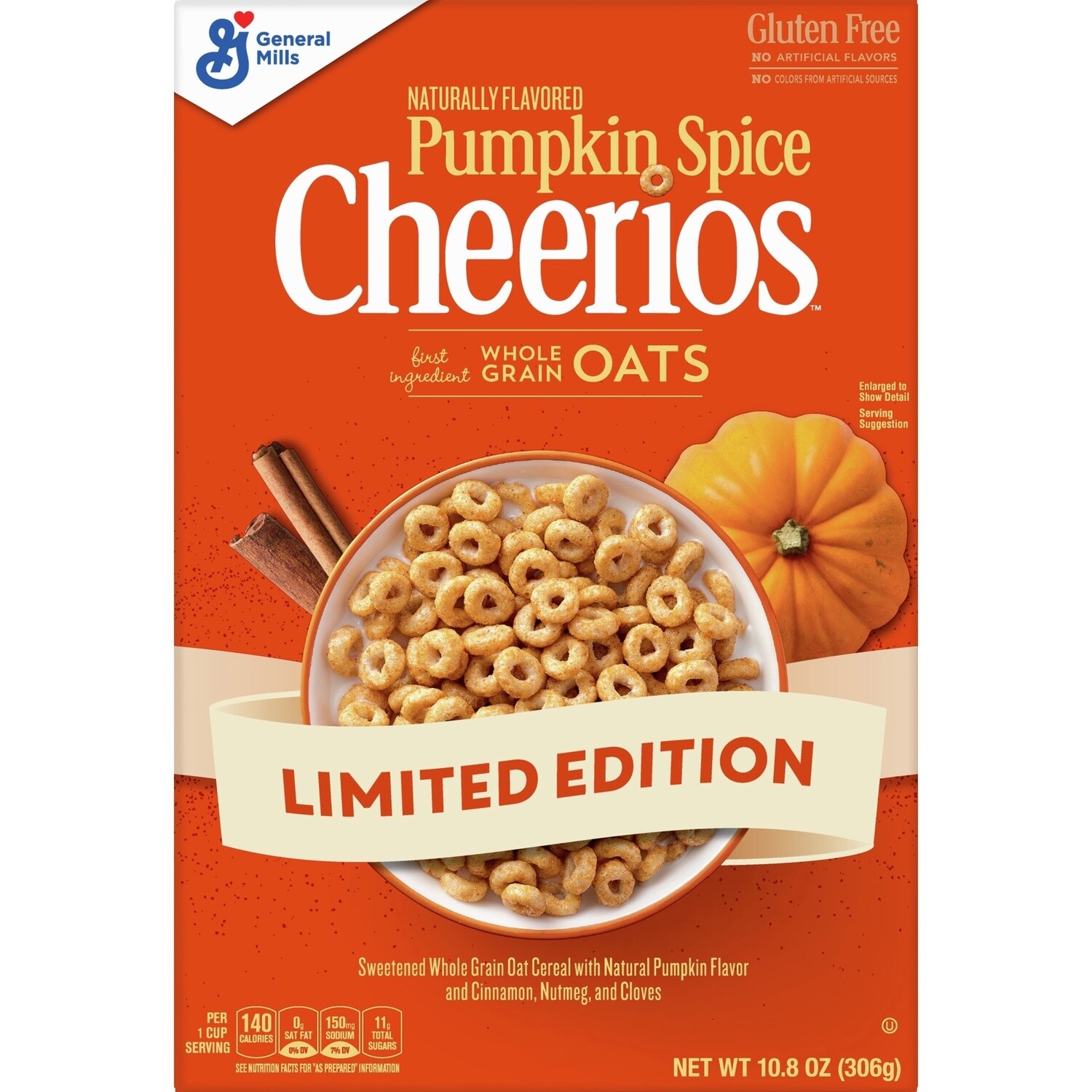 Cheerios Pumpkin Spice 306g