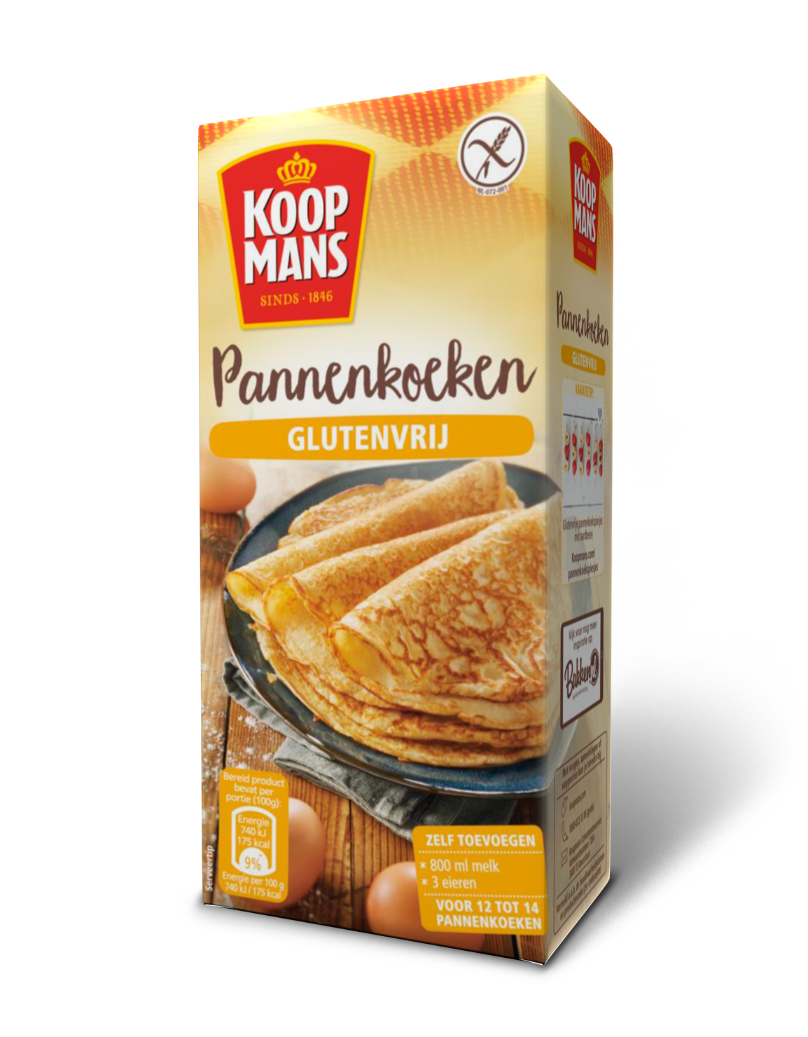 Pancake Mix (Pannenkoeken) 400g, Flavour: Gluten Free