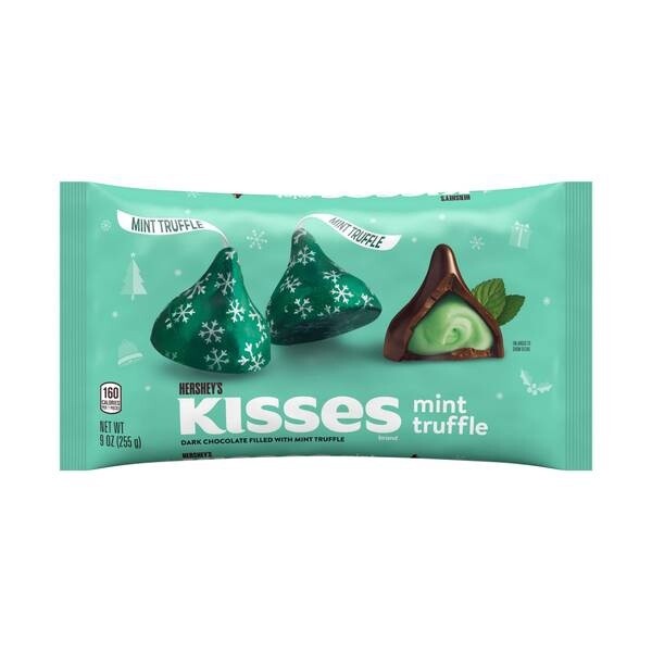 Hershey&#39;s Kisses - Mint Truffle 198g