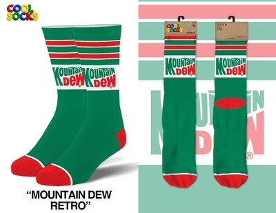 Adults Socks - Mountain Dew Retro