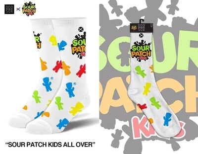 Adults Socks - Sour Patch Kids White