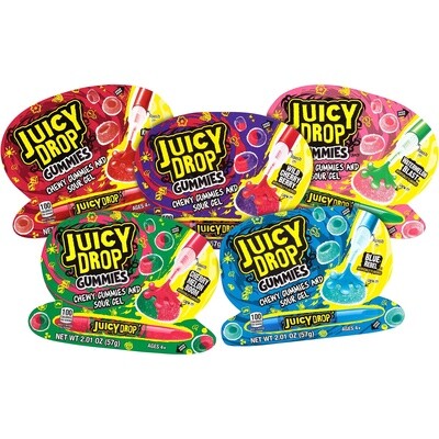 CLEARANCE - Juicy Drop Chewy Gummy &amp; Sour Gel 57g