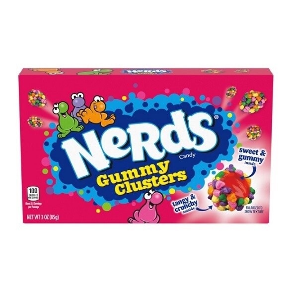Nerds Gummy Clusters - Rainbow (Movie Box 85g)
