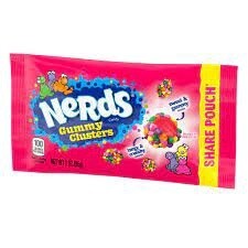 Nerds Gummy Clusters - Rainbow (85g pouch)