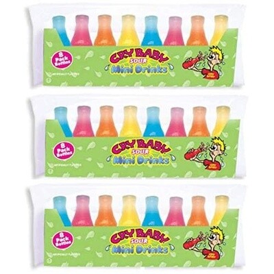 Cry Baby Sour Wax Bottles 8pc