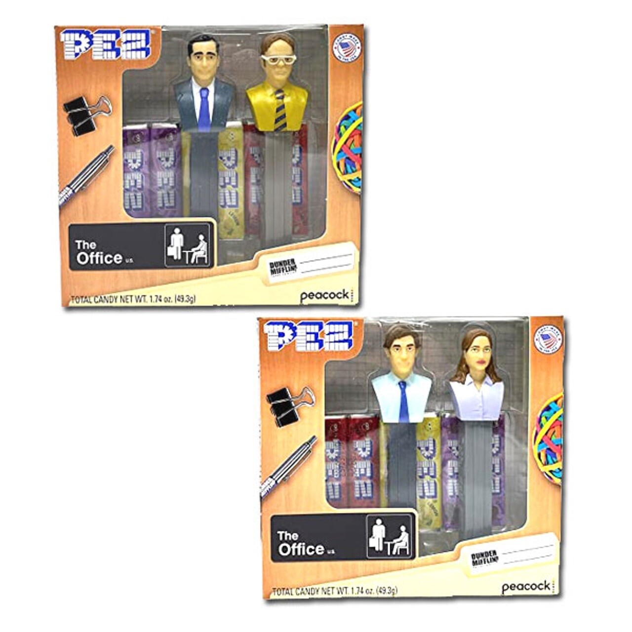 PEZ - Twin Pack The Office 49.3g