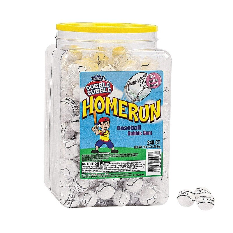 Dubble Bubble Homerun Baseball Gum