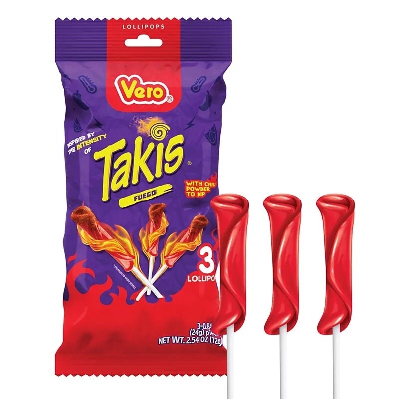 Takis Fuego Lollipop 24g