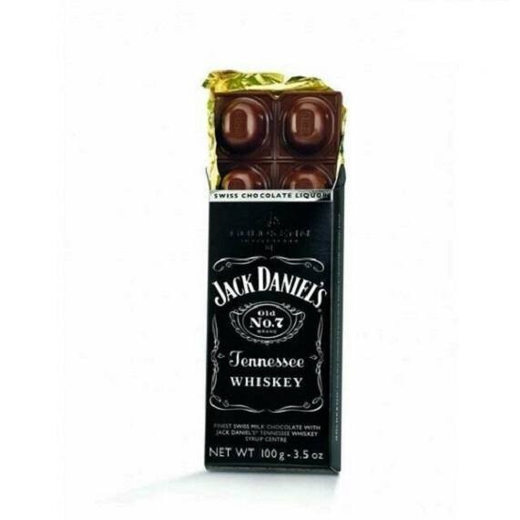 Jack Daniel&#39;s Tennessee Milk Chocolate Bar 100g