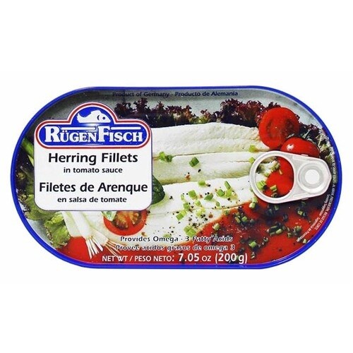 Herring Fillets in Tomato Sauce 200g