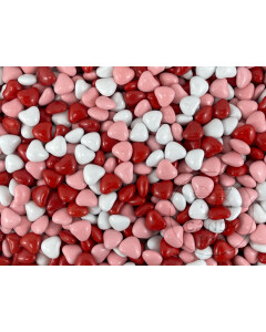 Candy Coated Chocolate Hearts (3 colour) 1kg