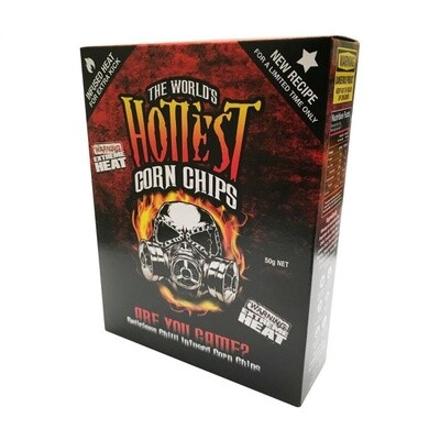 World&#39;s Hottest Corn Chips 50g