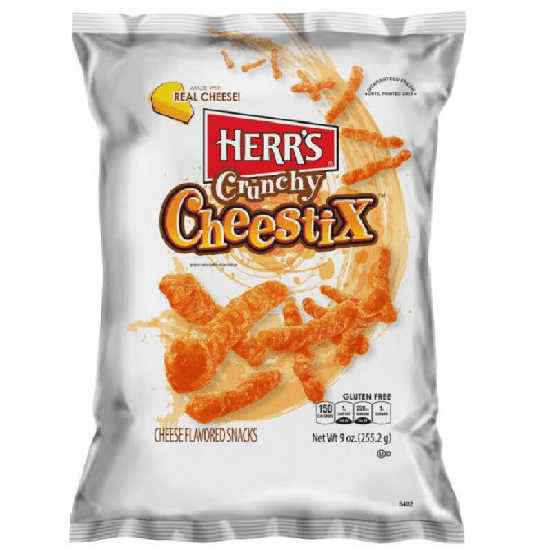 Herr&#39;s Cheestix Crunchy Chips 255g