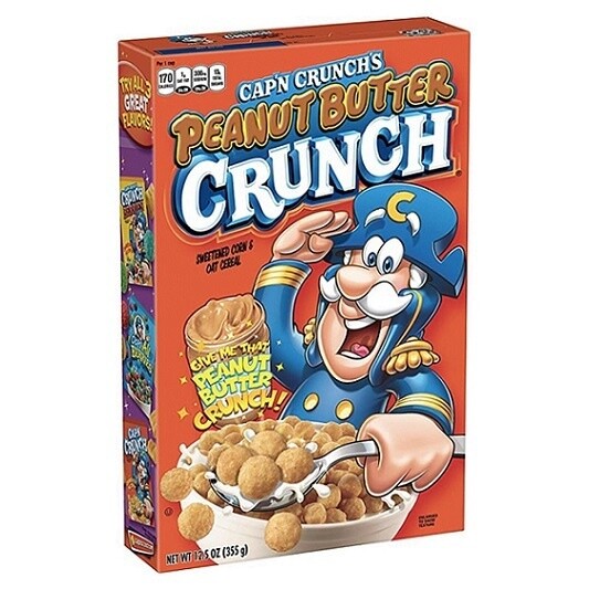 Cap&#39;n Crunch Cereal Peanut Butter 355g