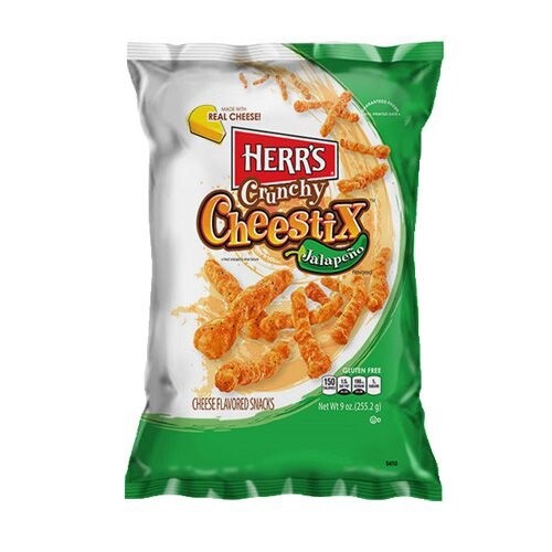 Herr&#39;s Cheestix Jalapeno 255g
