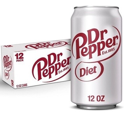 Dr Pepper Diet 355ml can
