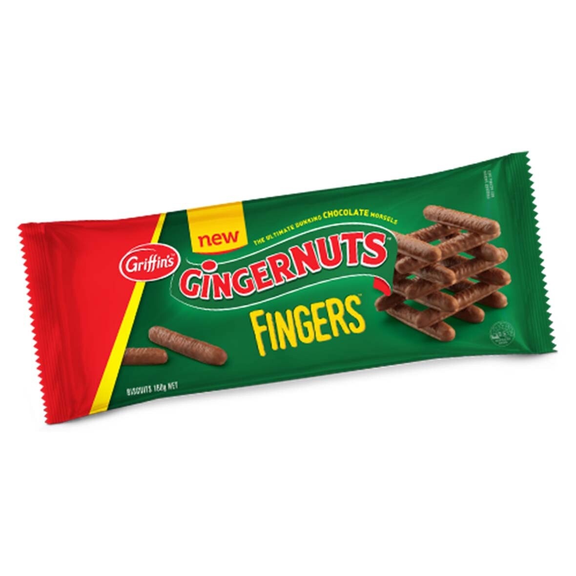 Gingernuts Fingers Chocolate biscuits 180g