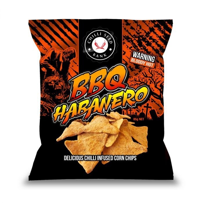 BBQ Habanero Corn Chips 85g