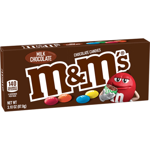 US M&amp;M&#39;s - Milk Chocolate Movie Box 87g