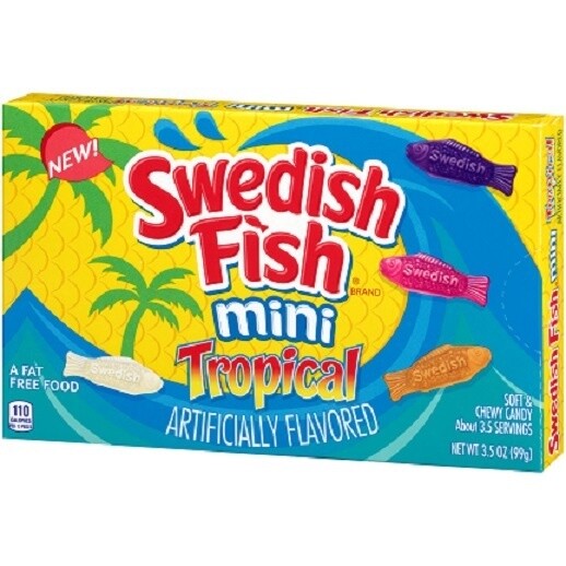Swedish Fish Tropical Movie Box 99g