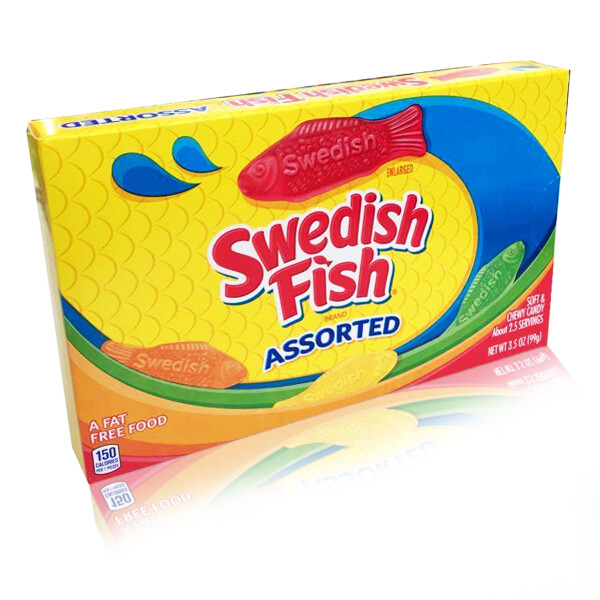 Swedish Fish Assorted Movie Box 99g