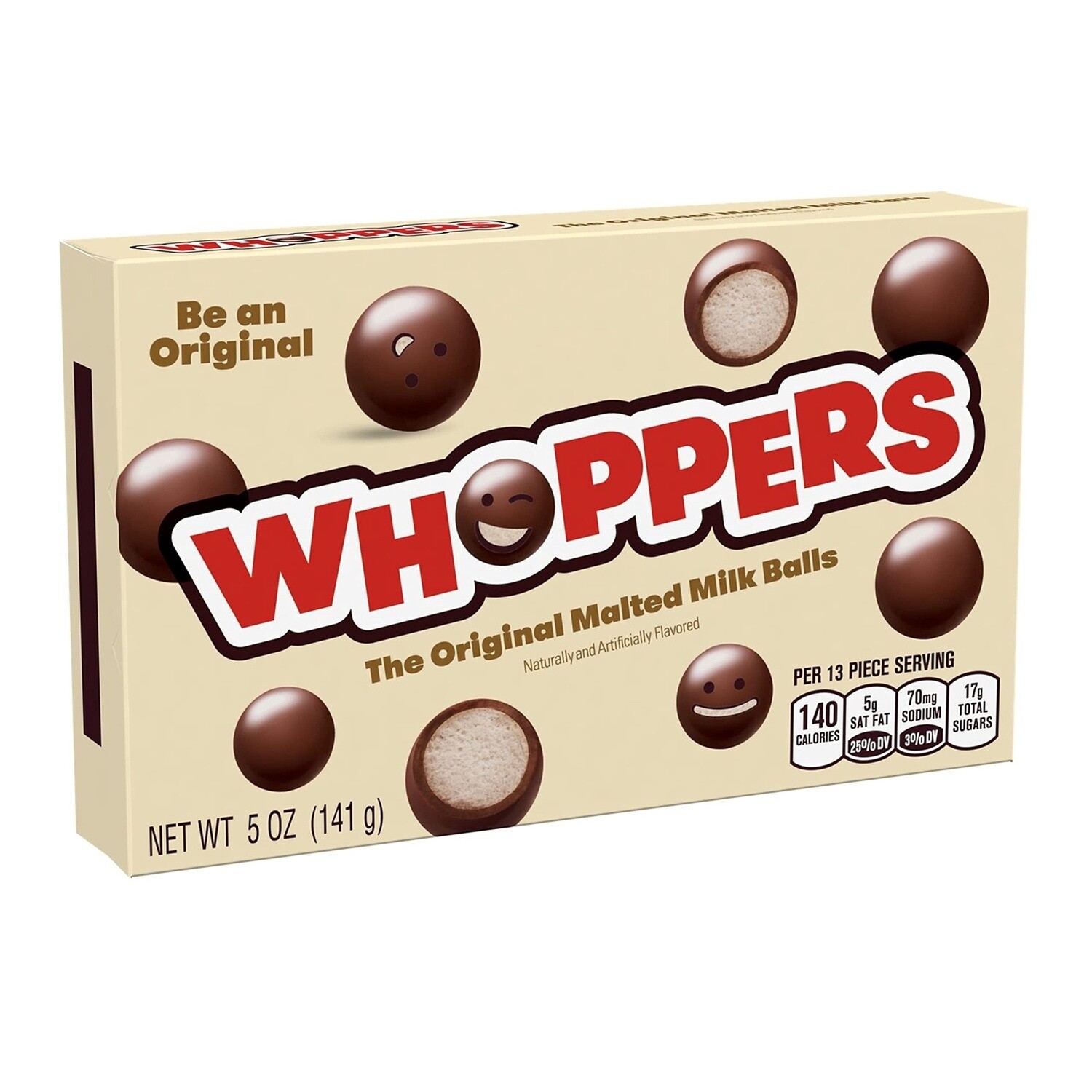 Whoppers Original Malted Milk Balls Movie Box 141g